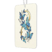 Symbol Infinity of Blue Morpho Butterflies カーエアーフレッシュナー (左)