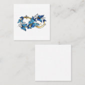 Symbol Infinity of Blue Morpho Butterflies コーリングカード (正面/裏面)