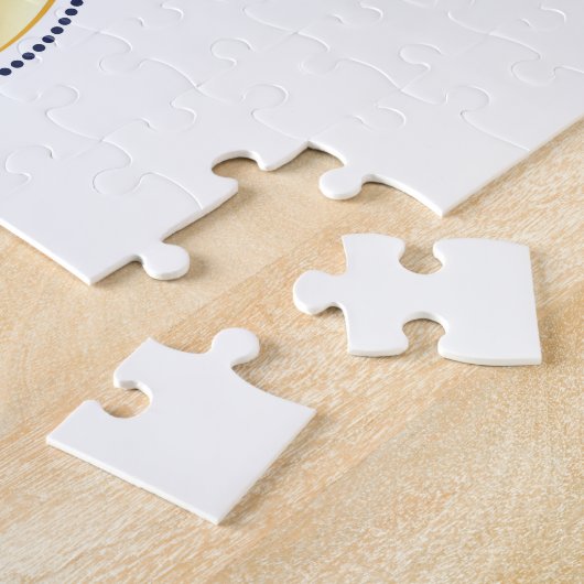 Symbol Infinity of Blue Morpho Butterflies ジグソーパズル (側面)