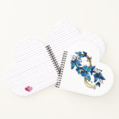 Symbol Infinity of Blue Morpho Butterflies ノートブック (内部)