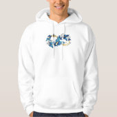 Symbol Infinity of Blue Morpho Butterflies パーカ (正面)