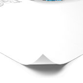 Symbol Infinity of Blue Morpho Butterflies フォトプリント (角)