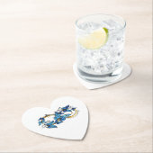 Symbol Infinity of Blue Morpho Butterflies ペーパーコースター (インサイチュ)