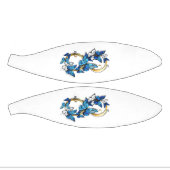 Symbol Infinity of Blue Morpho Butterflies ミニバスケットボール (パネル)