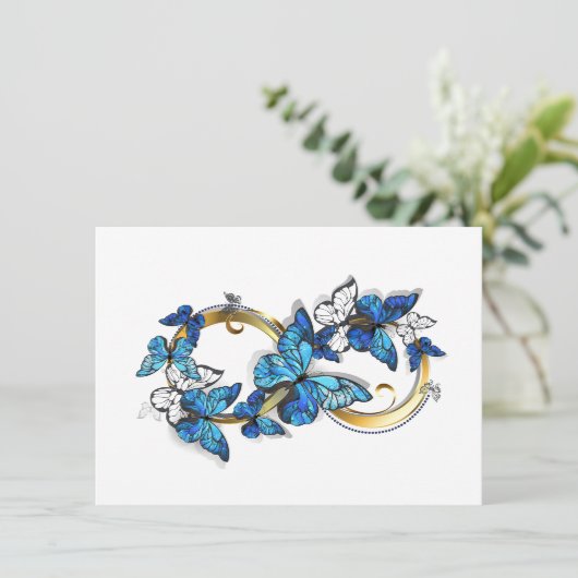 Symbol Infinity of Blue Morpho Butterflies メニュー (スタンド正面)