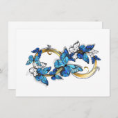 Symbol Infinity of Blue Morpho Butterflies メニュー (正面/裏面)