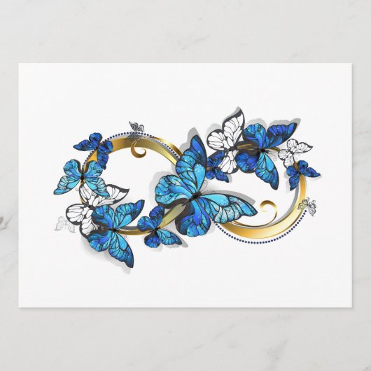 Symbol Infinity of Blue Morpho Butterflies メニュー (正面)