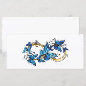 Symbol Infinity of Blue Morpho Butterflies メニュー (正面/裏面)
