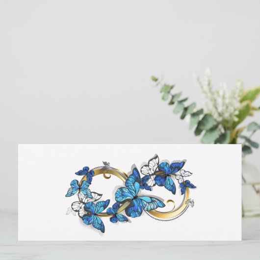 Symbol Infinity of Blue Morpho Butterflies メニュー (スタンド正面)