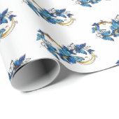 Symbol Infinity of Blue Morpho Butterflies ラッピングペーパー (ロールコーナー)