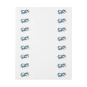 Symbol Infinity of Blue Morpho Butterflies ラップアラウンドラベル (シート)