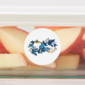 Symbol Infinity of Blue Morpho Butterflies ラベル (貼付)