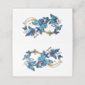 Symbol Infinity of Blue Morpho Butterflies ロイヤリティカード (外部開封)