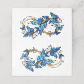 Symbol Infinity of Blue Morpho Butterflies 予約カード (外部開封)