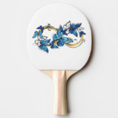 Symbol Infinity of Blue Morpho Butterflies 卓球ラケット (裏面)