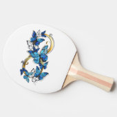 Symbol Infinity of Blue Morpho Butterflies 卓球ラケット (横)