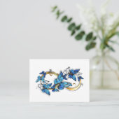 Symbol Infinity of Blue Morpho Butterflies 名刺 (スタンド正面)