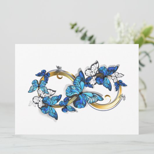 Symbol Infinity of Blue Morpho Butterflies 招待状 (スタンド正面)