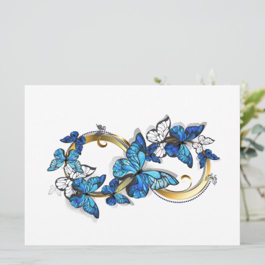 Symbol Infinity of Blue Morpho Butterflies 案内状 (スタンド正面)