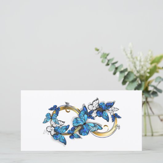 Symbol Infinity of Blue Morpho Butterflies 案内状 (スタンド正面)