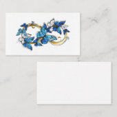 Symbol Infinity of Blue Morpho Butterflies 紹介カード (正面/裏面)