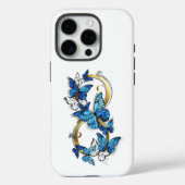 Symbol Infinity of Blue Morpho Butterflies Case-Mate iPhoneケース (裏面)
