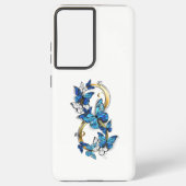 Symbol Infinity of Blue Morpho Butterflies Samsung Galaxyケース (裏面)