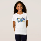 Symbol Infinity of Blue Morpho Butterflies Tシャツ (正面フル)
