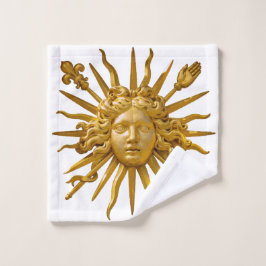 Symbol of Louis XIV the Sun King ウォッシュタオル