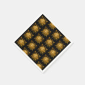 Symbol of Louis XIV the Sun King スタンダードカクテルナプキン (角)