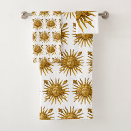Symbol of Louis XIV the Sun King バスタオルセット