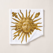Symbol of Louis XIV the Sun King バスタオルセット (ウォッシュタオル)