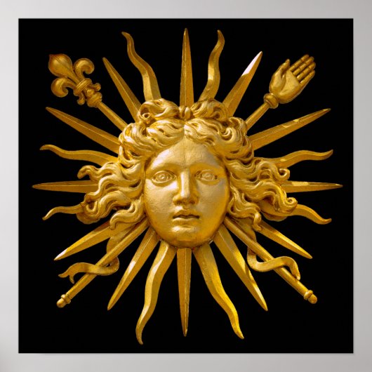 Symbol of Louis XIV the Sun King ポスター (正面)