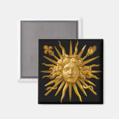 Symbol of Louis XIV the Sun King マグネット (正面/裏面)