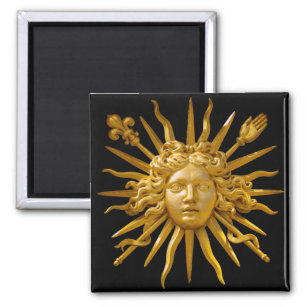 Symbol of Louis XIV the Sun King マグネット