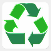 Symbol recycling スクエアシール (正面)