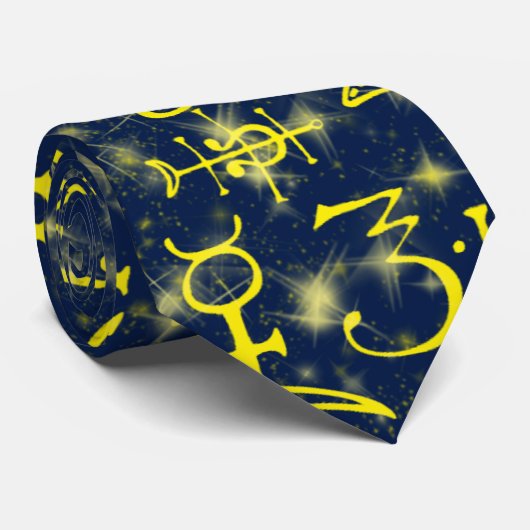 Symbole Alchemie symbols alchemy ネクタイ (ロール)