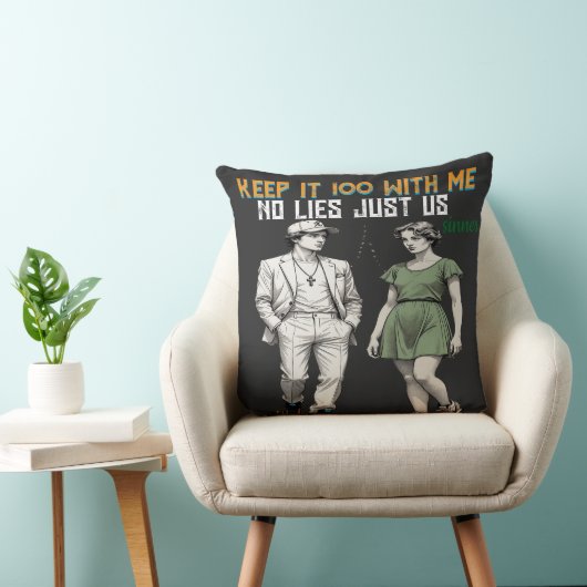 Symbolic Angel Couple  Throw Pillow クッション (椅子)