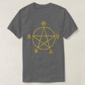 Symbolic Viking Pagan Wicca Tシャツ (デザイン正面)