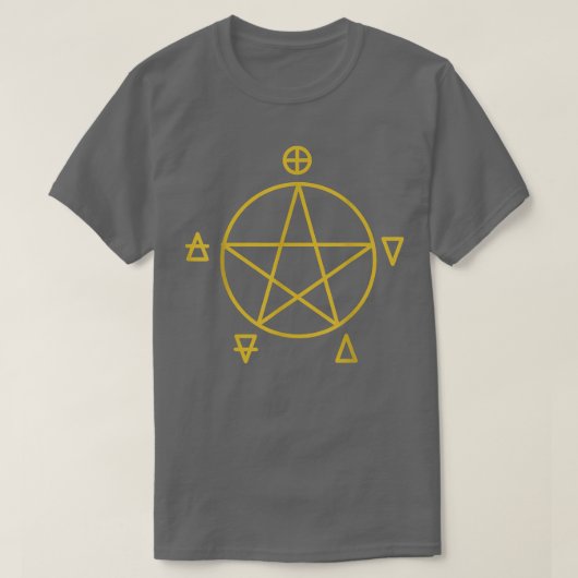 Symbolic Viking Pagan Wicca Tシャツ (デザイン正面)