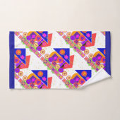 Symbols And Numbers Kids Learning  バスタオルセット (ハンドタオル)