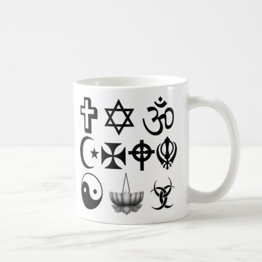Symbols_of_Religions コーヒーマグカップ (右)