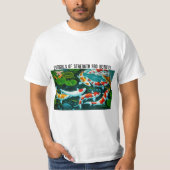 “Symbols of strength and beauty.” Tシャツ (正面)