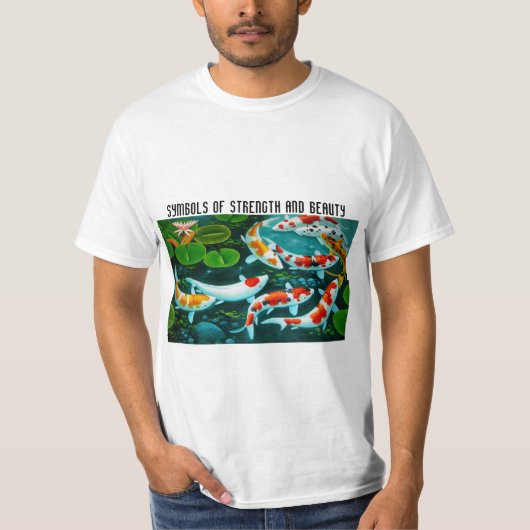 “Symbols of strength and beauty.” Tシャツ (正面)