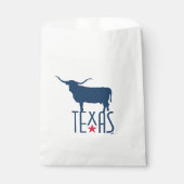 Symbols of Texas, Longhorn, navy フェイバーバッグ (正面)