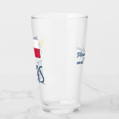 Symbols of Texas, Texas Flag and Yellow Rose タンブラーグラス (左)