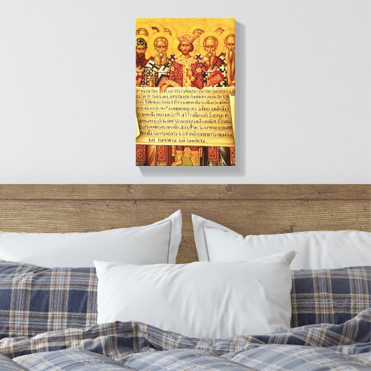 Symbolum Nicaenum Graecum キャンバスプリント (インサイチュ (寝室))