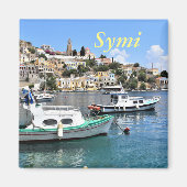 Symi – ギリシャ マグネット (正面)