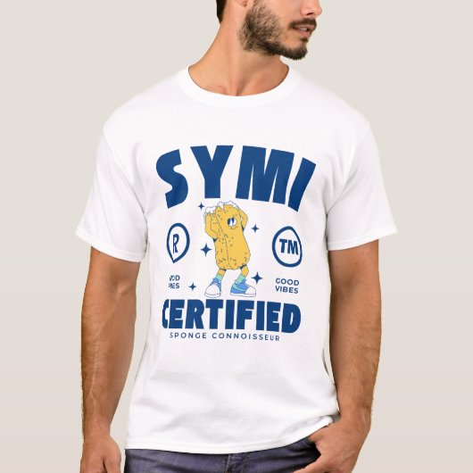 Symi: 認定スポンジ愛好家 tシャツ (正面)
