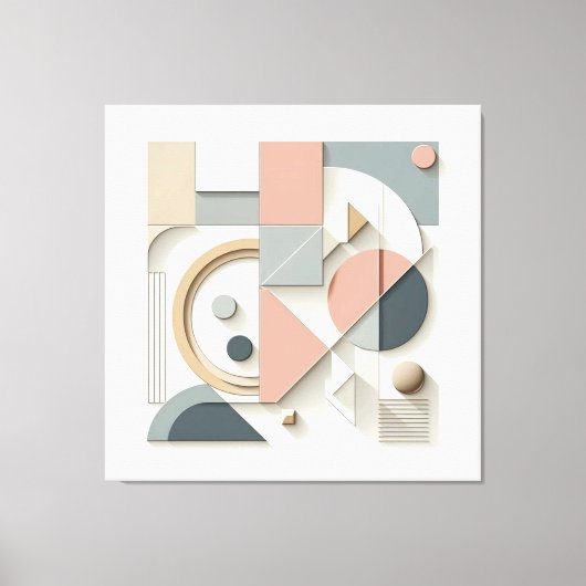 Symmetric Shape Ensemble キャンバスプリント (正面)